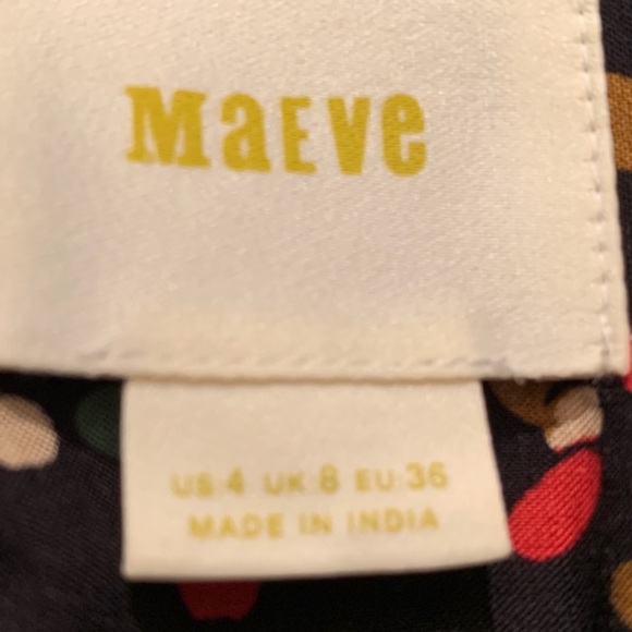 Anthropologie, Maeve Wynwood Black Confetti Blouse - Picture 6 of 6